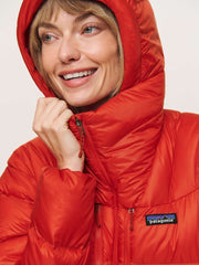 Reformation Patagonia W's Fitz Roy Down Hoody - Madder Red
