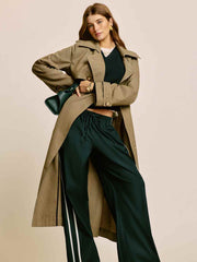 Reformation Julien Poplin Pant - Forest