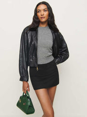 Reformation Petites Buxton Skirt - Black