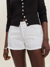 Reformation Sutton Low Rise 2.5” Slouchy Jean Shorts - Optic White