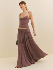 Reformation Pixie Top - Choco Dot