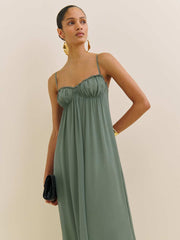 Reformation Cebba Dress - Moss