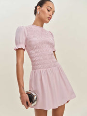 Reformation Leannah Dress - Cherry Blossom