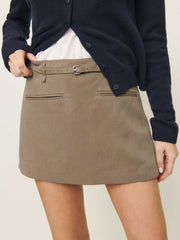 Reformation Bobbi Skort - Nutty