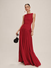 Reformation Camella Dress - Sangre