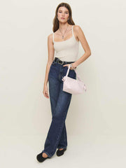 Reformation Tessa Regenerative Merino Sweater Tank - Cream