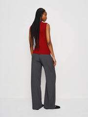 Reformation Marta Regenerative Merino Sweater Tank - Lipstick