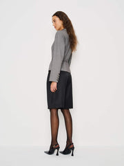 Reformation Mabel Jacket - Black Herringbone