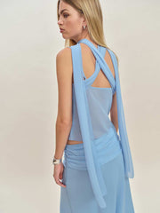 Reformation Lula Top - Ice Water
