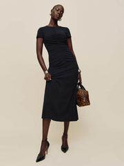 Reformation Mila Knit Dress - Black