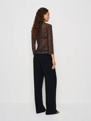 Reformation Margaret Knit Top - Panther