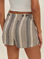 Reformation Everett Short - Cannes Stripe
