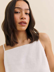 Reformation Kerri Linen Top - White