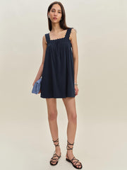 Reformation Hartley Dress - Navy