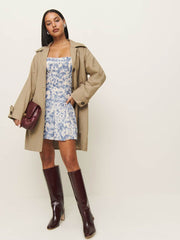 Reformation Annelise Dress - Larkspur