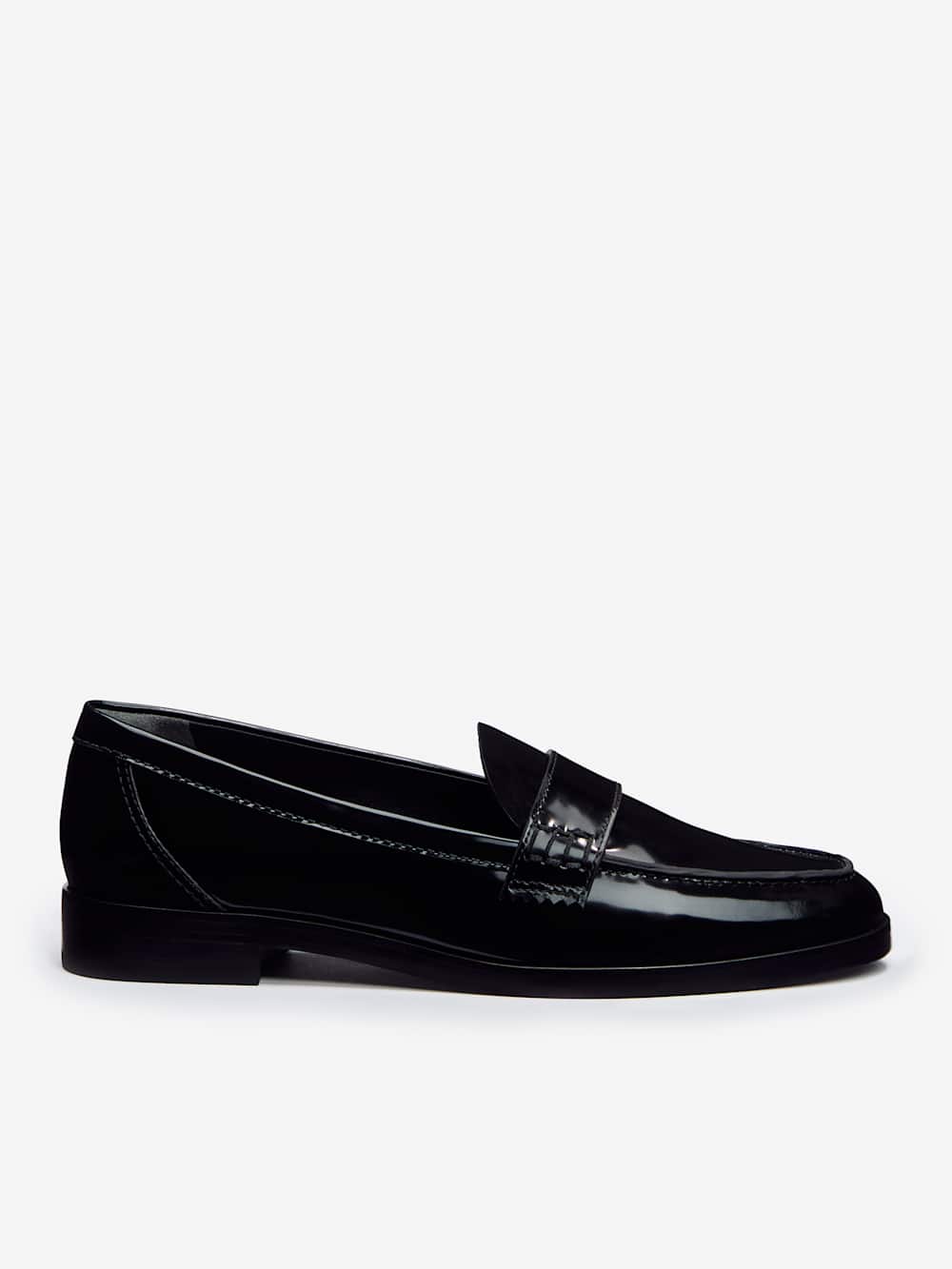 Reformation Kaylee Loafer - Black Leather