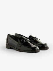 Reformation Kaylee Loafer - Black Bow