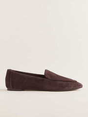 Reformation Kat Soft Loafer - Espresso Suede