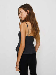 Reformation Genevieve Top - Charcoal