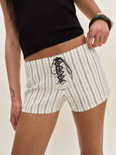 Reformation Quin Linen Short - Elsie Stripe