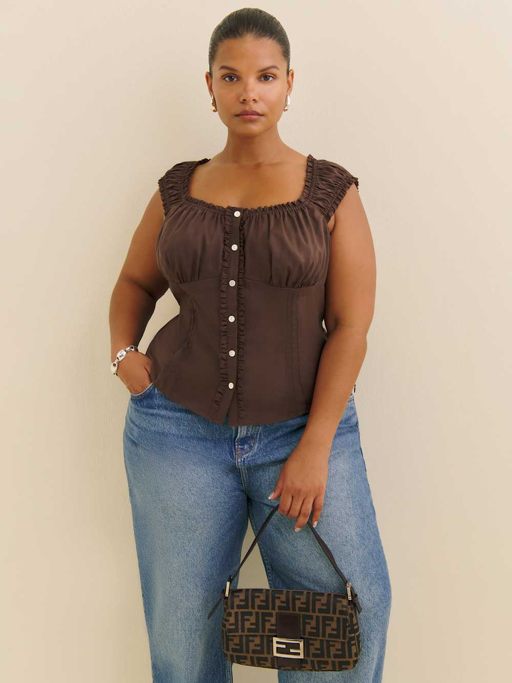 Reformation Alabama Top Es - Chocolate Cake