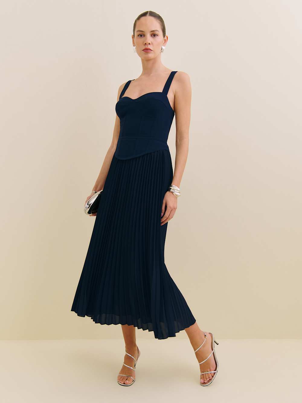 Reformation Marja Dress - Navy