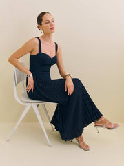 Reformation Marja Dress - Navy