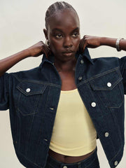 Reformation Rhodes Denim Jacket - Ondine