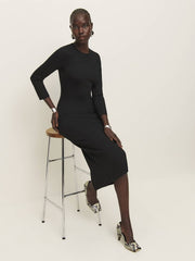 Reformation Millie Knit Dress - Black