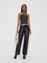Reformation Juniper Knit Top - Forest