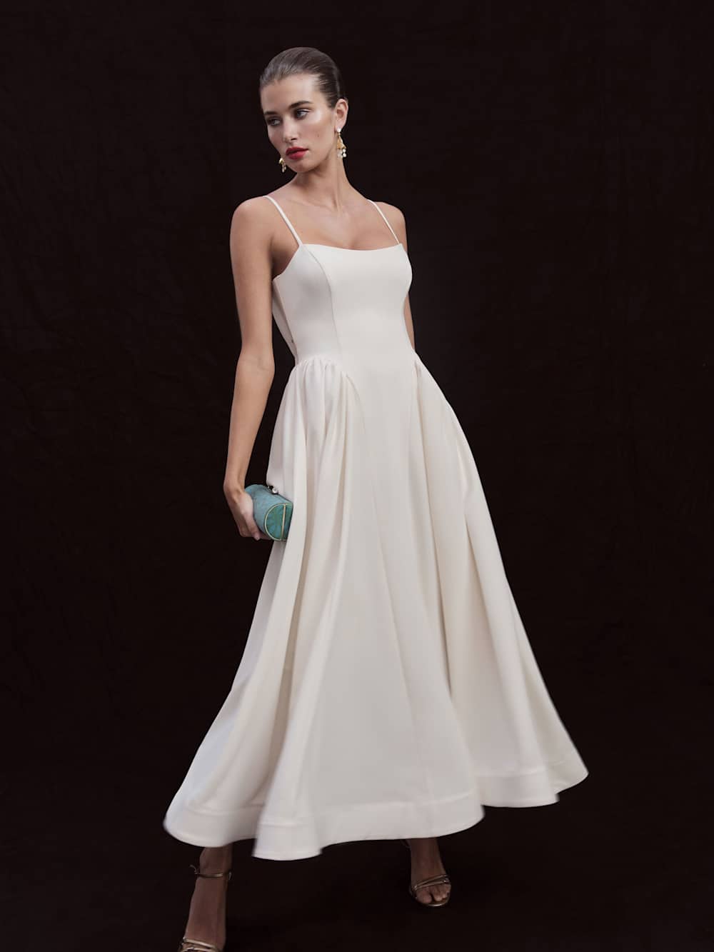 Reformation Bonie Dress - Fior Di Latte