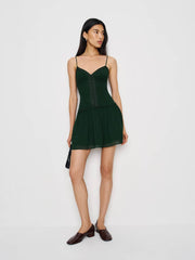 Reformation Citrus Dress - Forest