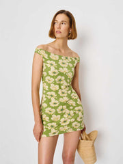 Reformation Lia Knit Dress - Lovebird
