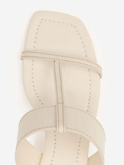 Reformation Sardinia Heeled Sandal - Almond Leather