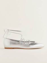 Reformation Ulla Ballet Flat - Silver