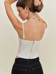 Reformation Elliot Knit Top - White