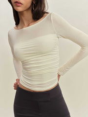 Reformation Julian Knit Top - Ivory