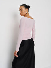 Reformation Julian Knit Top - Pink