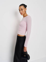 Reformation Julian Knit Top - Pink