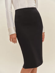 Reformation Maison Knit Skirt - Black