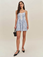 Reformation Olina Linen Dress - Chloe