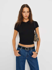 Reformation Lindie Tee - Black