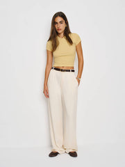 Reformation Lindie Tee - Blonde