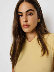Reformation Lindie Tee - Blonde