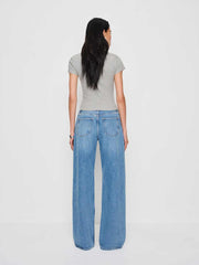 Reformation Lindie Tee - Heather Grey