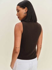 Reformation Pears Knit Top - Mole