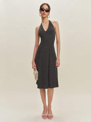 Reformation Sofia Dress - Caviar Dot