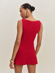 Reformation Dale Dress - Lipstick