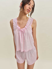 Reformation Hazel Pajama Set - Hummingbird Stripe