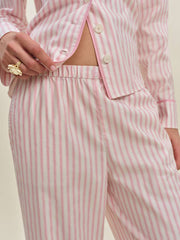 Reformation Coco Pajama Set - Hummingbird Stripe